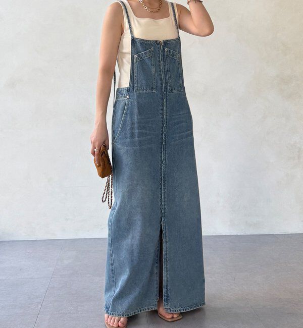  「【WEB限定】テレコカップ付スクエアタンク」|Tシャツ・カットソー|