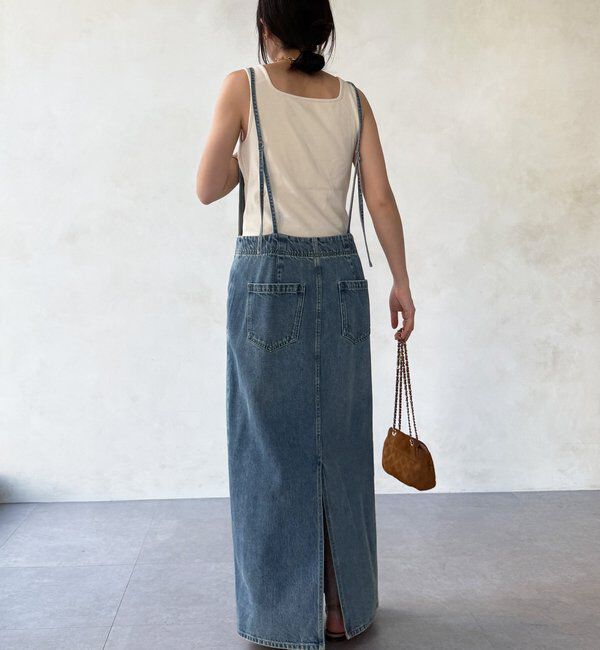  「【WEB限定】テレコカップ付スクエアタンク」|Tシャツ・カットソー|