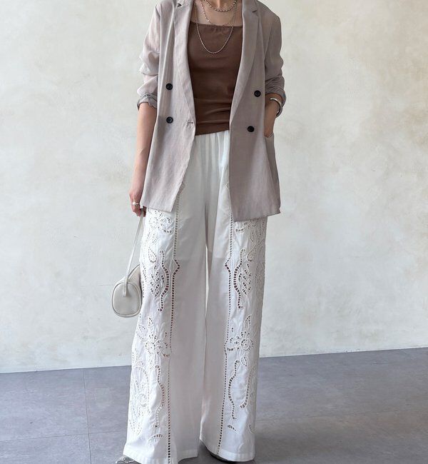  「【WEB限定】テレコカップ付スクエアタンク」|Tシャツ・カットソー|