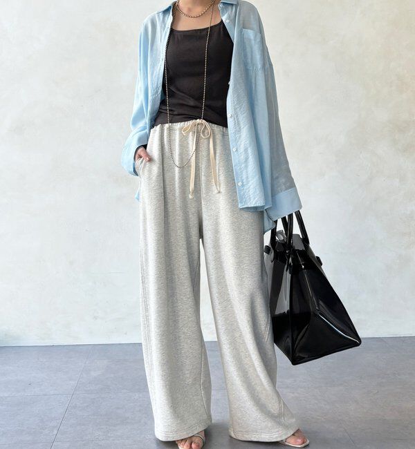  「【WEB限定】テレコカップ付スクエアタンク」|Tシャツ・カットソー|