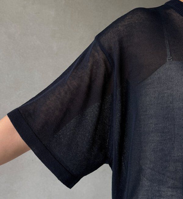  「【WEB限定】プリントシアーニットプルオーバー」|Tシャツ・カットソー|