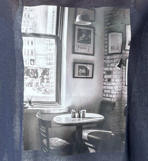  「【WEB限定】プリントシアーニットプルオーバー」|Tシャツ・カットソー|