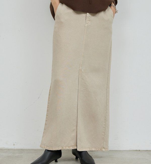  「【セットアップ対応】リヨセルスリットスカート」|スカート|