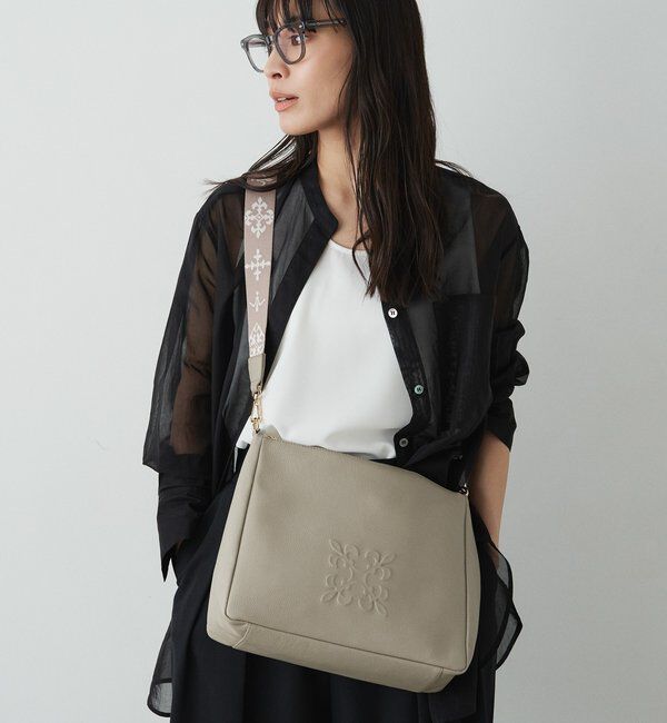  「エンボスモノグラム2WAYショルダーバッグ」|ショルダー・メッセンジャー|