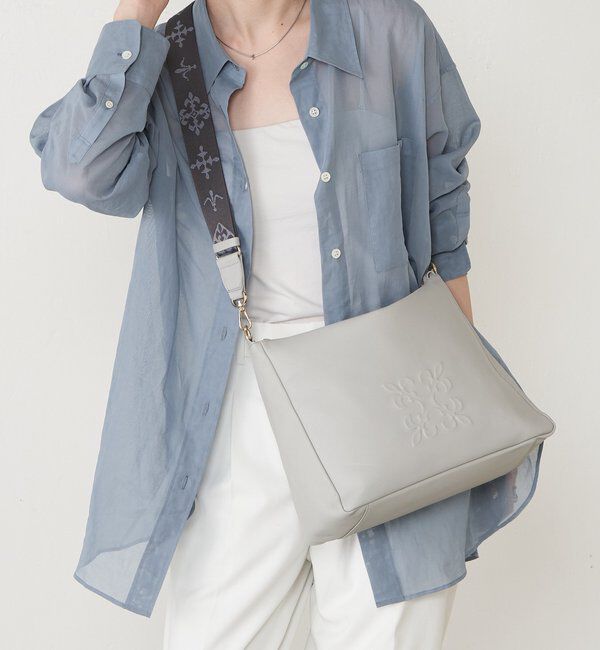  「エンボスモノグラム2WAYショルダーバッグ」|ショルダー・メッセンジャー|