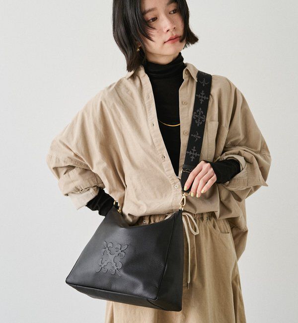  「エンボスモノグラム2WAYショルダーバッグ」|ショルダー・メッセンジャー|
