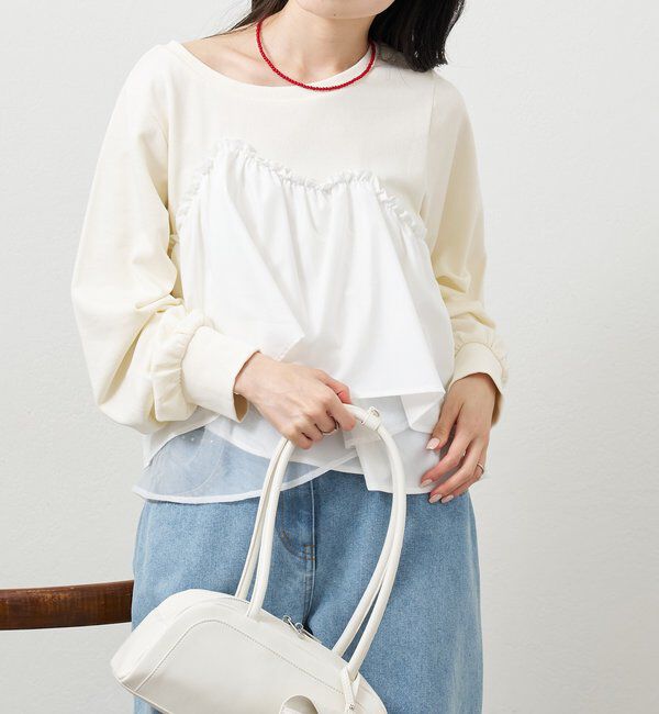  「ビスチェドッキングスウェット」|パーカー|