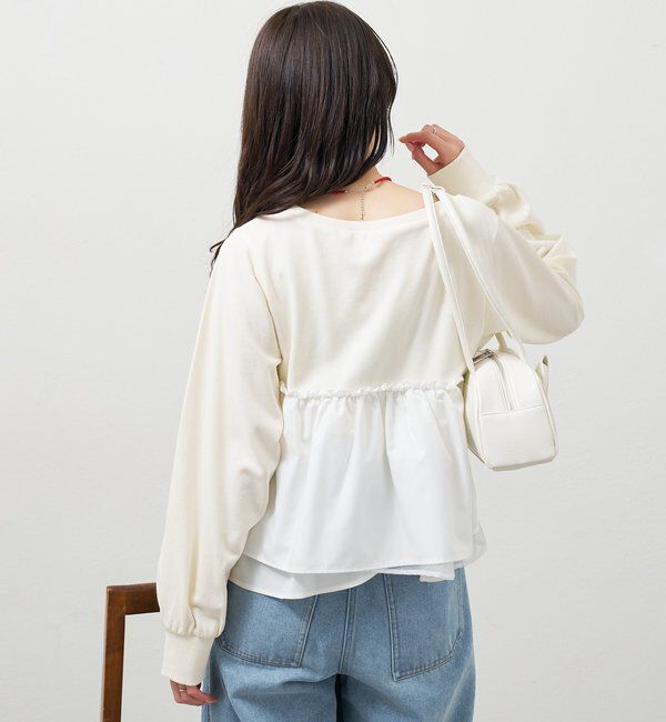  「ビスチェドッキングスウェット」|パーカー|