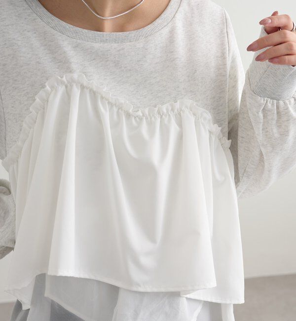  「ビスチェドッキングスウェット」|パーカー|