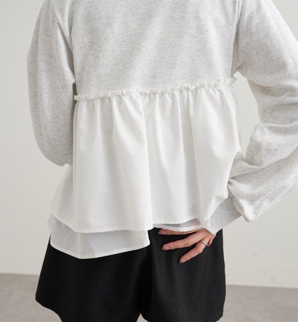  「ビスチェドッキングスウェット」|パーカー|