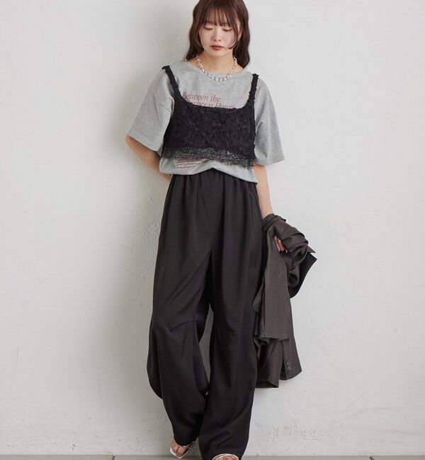  「フラワーレースビスチェ」|シャツ・ブラウス|