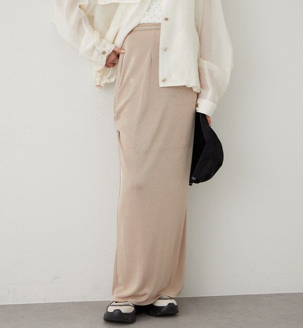  「マルチベルト付きカラーネットスカート」|スカート|