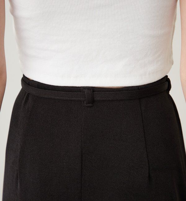  「マルチベルト付きカラーネットスカート」|スカート|