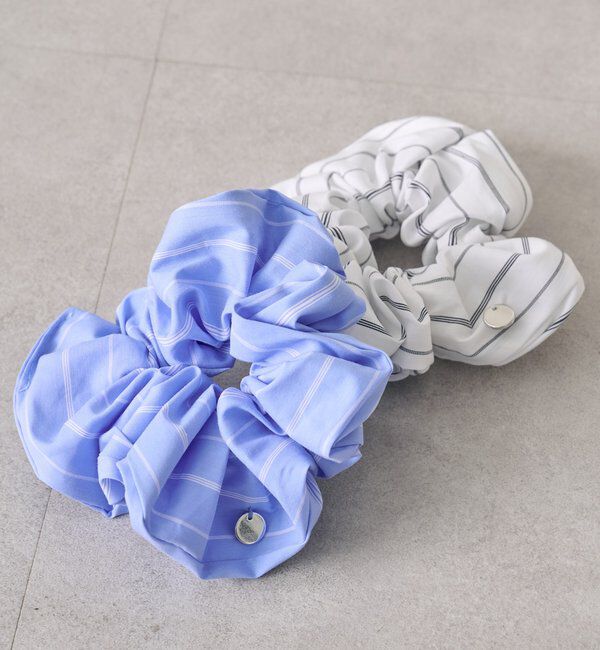  「チャーム付きストライプシュシュ」|その他|