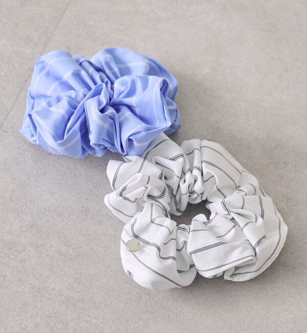  「チャーム付きストライプシュシュ」|その他|