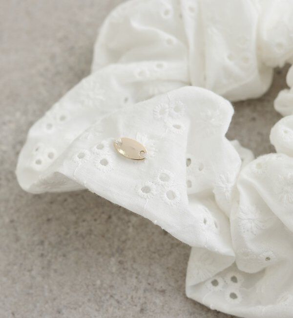  「フラワー刺繍シュシュ」|その他|