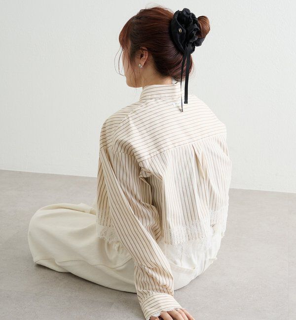  「フラワー刺繍シュシュ」|その他|