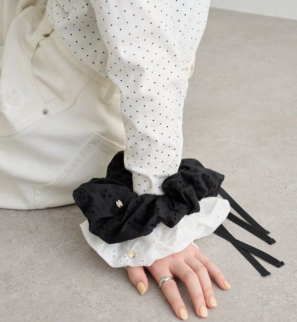  「フラワー刺繍シュシュ」|その他|