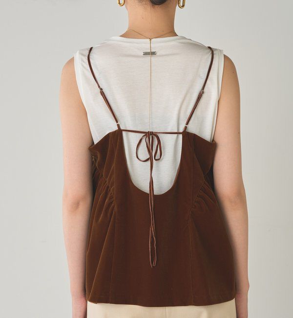  「ベルベットキャミブラウス」|シャツ・ブラウス|