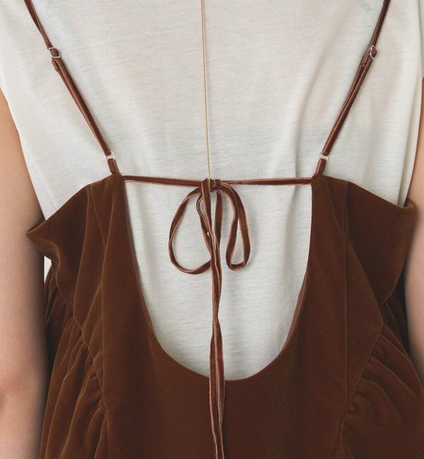  「ベルベットキャミブラウス」|シャツ・ブラウス|