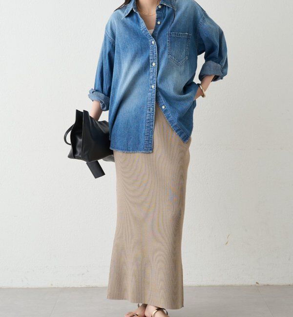  「【JAPAN MADE】BASICデニムシャツ」|シャツ・ブラウス|