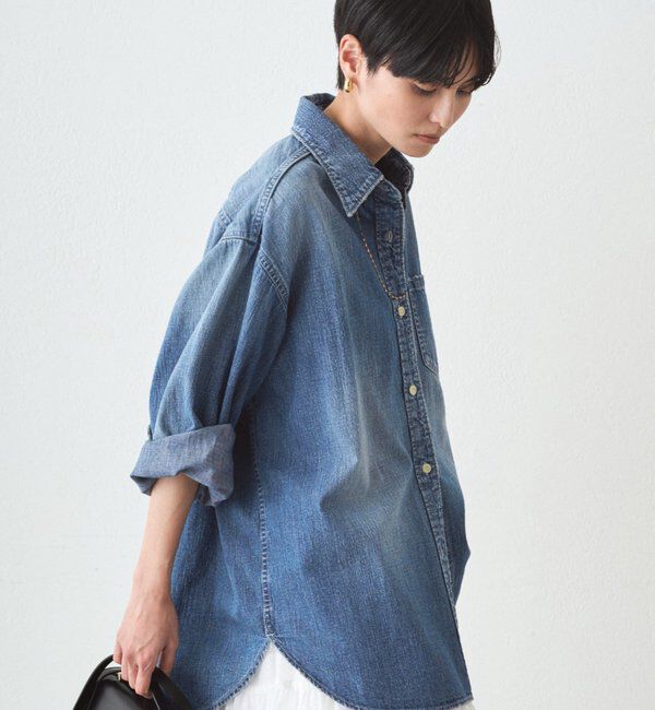  「【JAPAN MADE】BASICデニムシャツ」|シャツ・ブラウス|