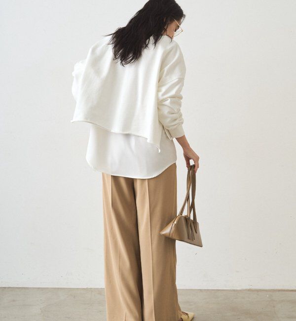  「スキッパーショートスウェット」|Tシャツ・カットソー|