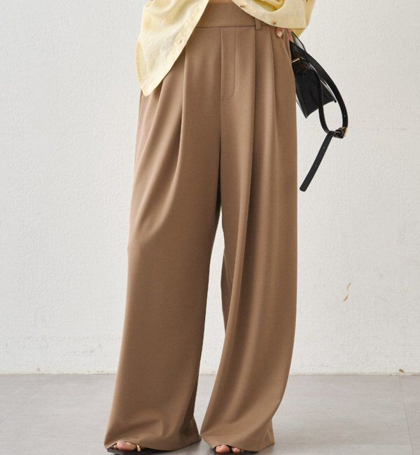  「【＠ld_risaコラボ】ジャージータックワイドパンツ」|チノ|