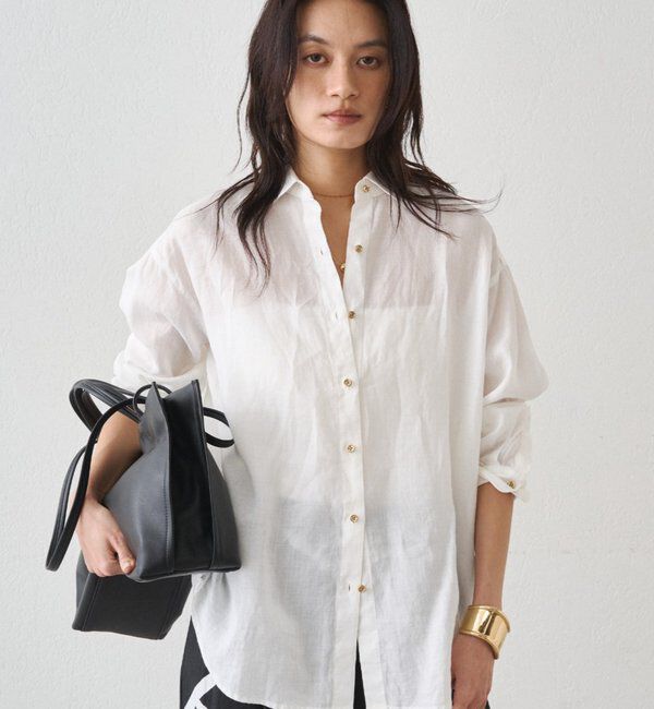  「リネンバックタイシャツ」|シャツ・ブラウス|