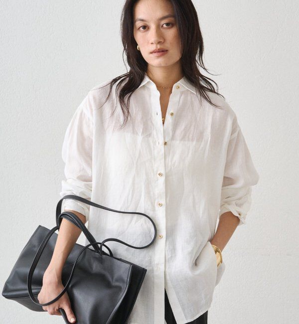  「リネンバックタイシャツ」|シャツ・ブラウス|