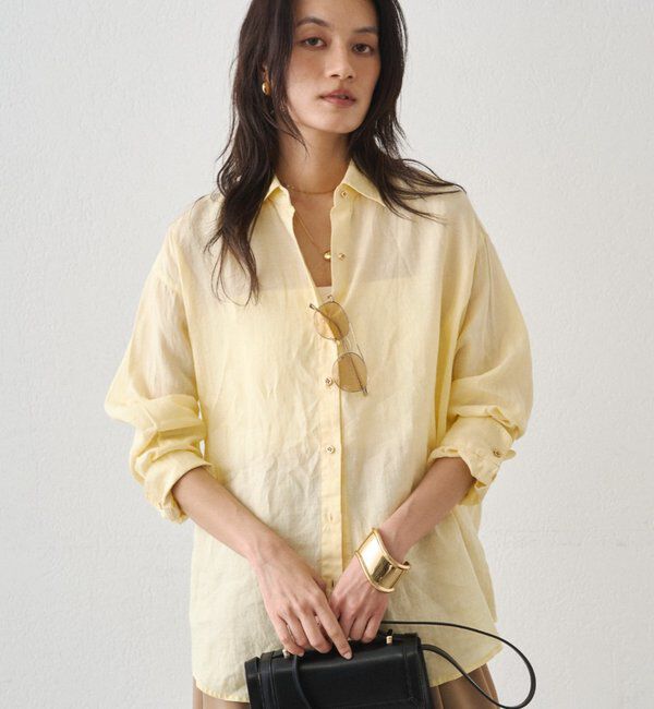 「リネンバックタイシャツ」|シャツ・ブラウス|