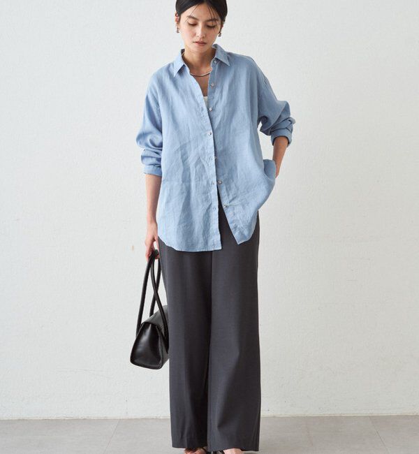  「リネンバックタイシャツ」|シャツ・ブラウス|