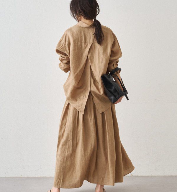  「リネンバックタイシャツ」|シャツ・ブラウス|