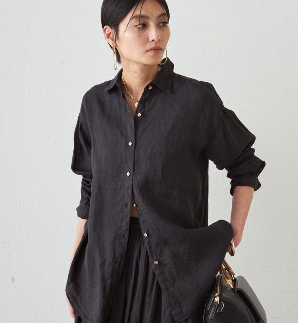  「リネンバックタイシャツ」|シャツ・ブラウス|