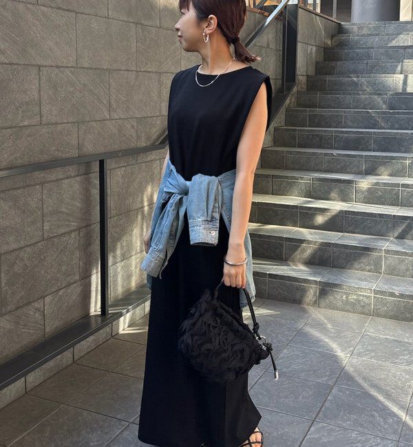  「【@iristagramuuコラボ】ショルダータックワンピース」|ワンピース|