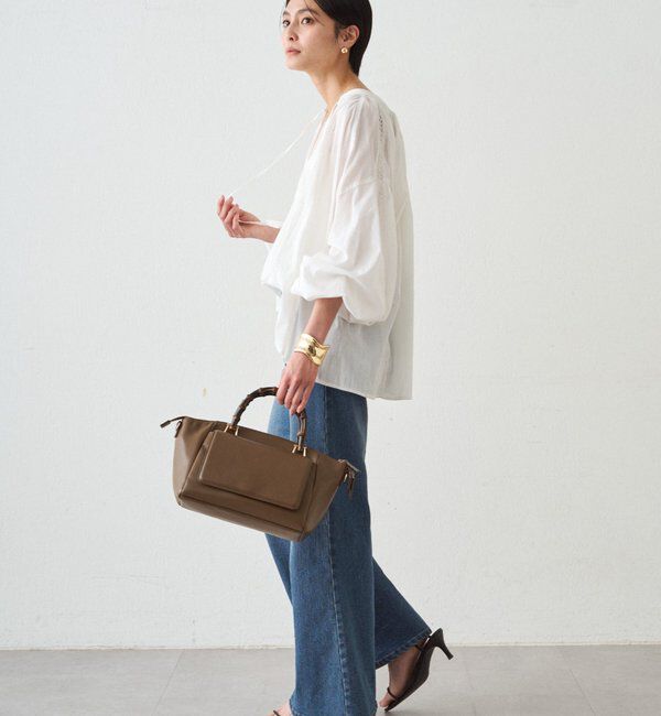  「【INDIA】スキッパーレースブラウス」|シャツ・ブラウス|