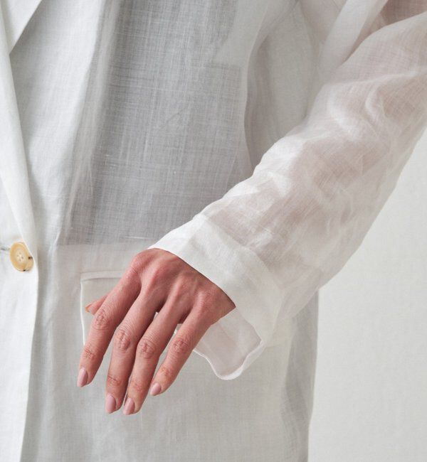  「リネン100ジャケット」|ベスト・ジレ|