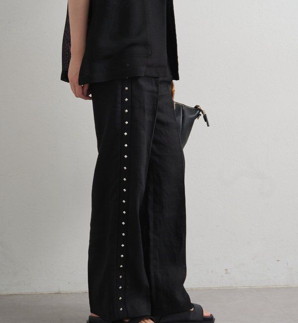  「リネンスタッズパンツ」|チノ|