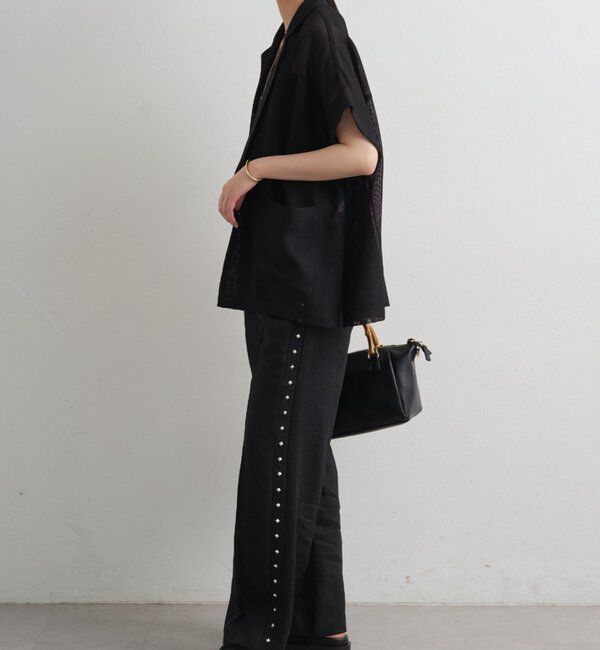  「半袖メッシュジャケット」|テーラードジャケット|