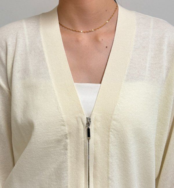  「 ZIPニットカーデ」|ニット・セーター|