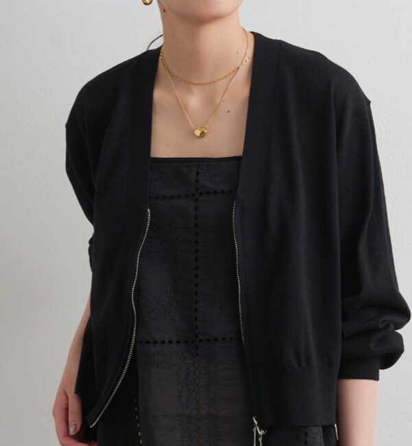  「 ZIPニットカーデ」|ニット・セーター|