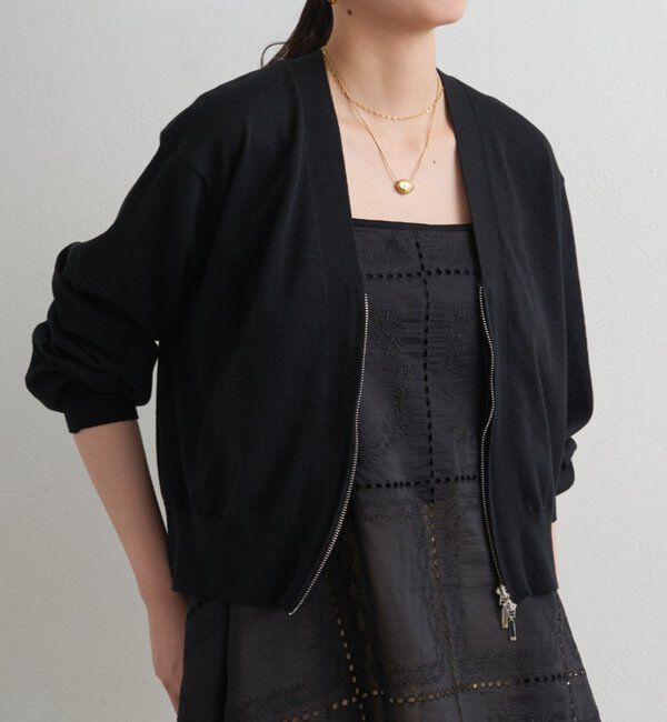  「 ZIPニットカーデ」|ニット・セーター|