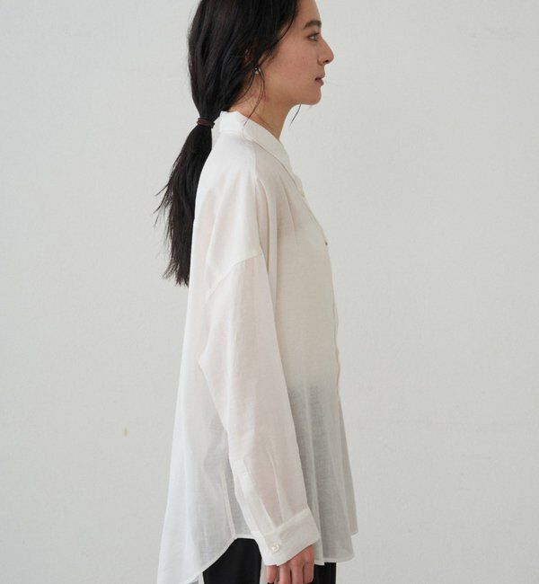  「カシュクール2wayリネンシャツ」|シャツ・ブラウス|