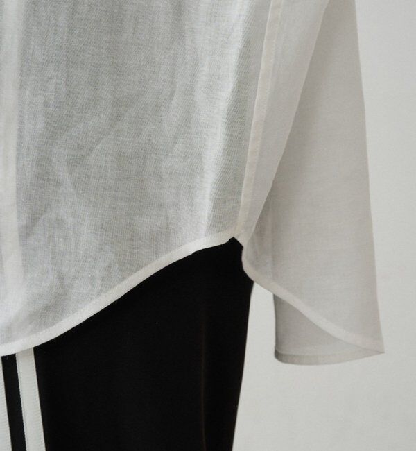  「カシュクール2wayリネンシャツ」|シャツ・ブラウス|