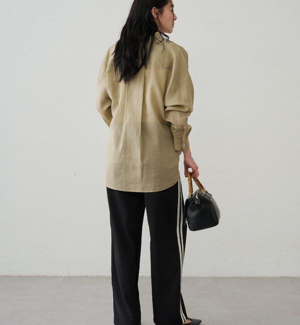  「カシュクール2wayリネンシャツ」|シャツ・ブラウス|