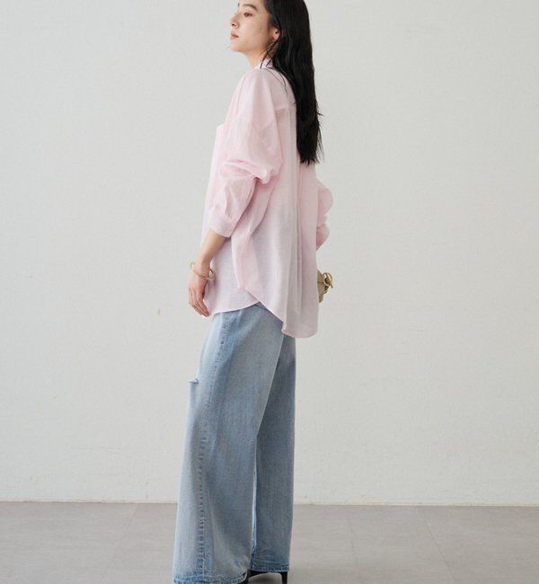  「カシュクール2wayリネンシャツ」|シャツ・ブラウス|