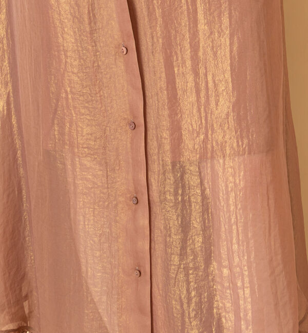  「箔プリントフレアキャミワンピース」|ワンピース|