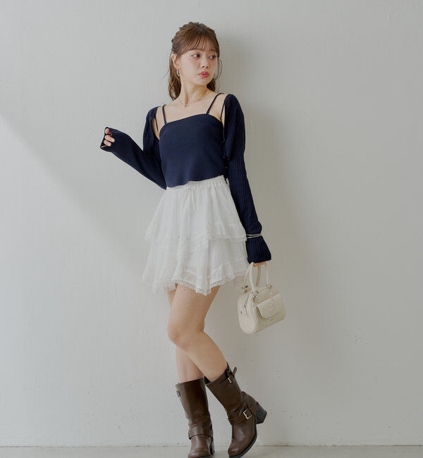  「アイレットチビボレロ+ベアセット」|カーディガン|