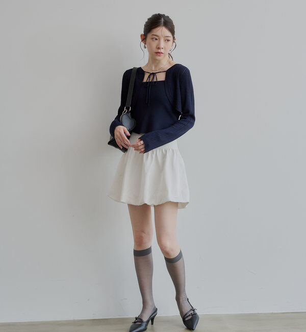  「アイレットチビボレロ+ベアセット」|カーディガン|