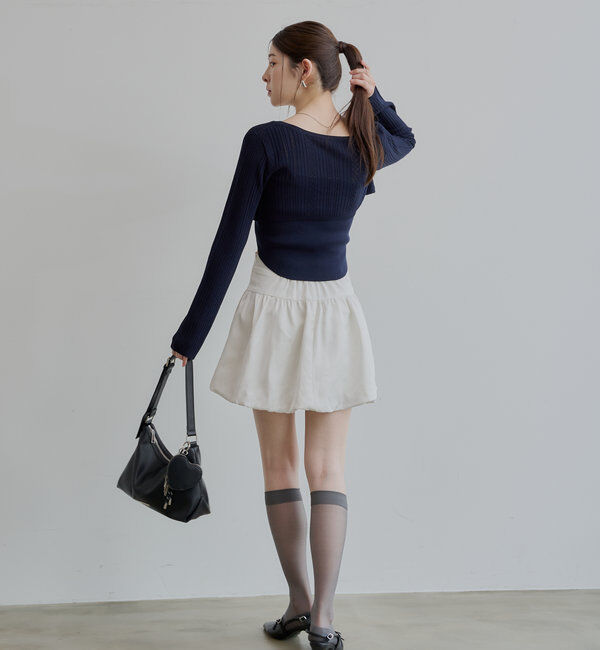  「アイレットチビボレロ+ベアセット」|カーディガン|